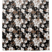 Apple-Blume Duschvorhang (Vorderseite)