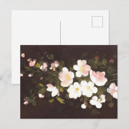 Apple-Blume Postkarte (Vorne/Hinten)