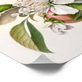 Apple Blüten Blume Art Print Poster (Ecke)