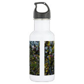 Apple-Blüten Edelstahlflasche (Rückseite)