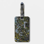 Apple-Blüten Gepäckanhänger (Rückseite vertikal)