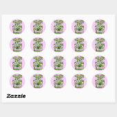 Apple Blüten Vielen Dank Stickers (Blatt)