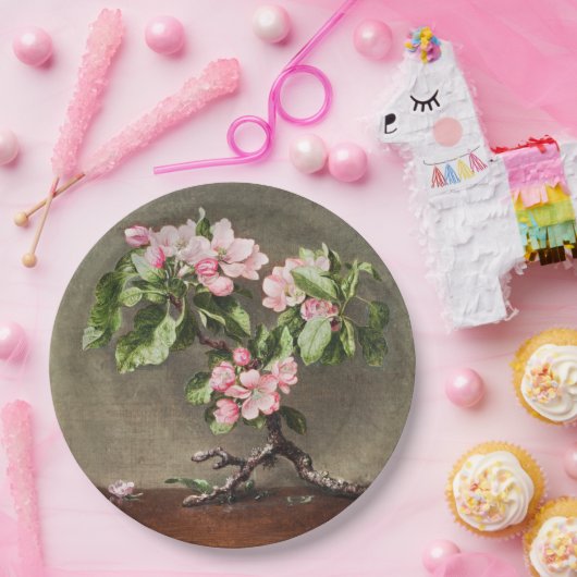 Apple-Blüten von Henri Fantin-Latour Pappteller (Party)