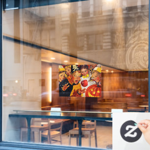 Apple Bobbing Gefahren Fensteraufkleber