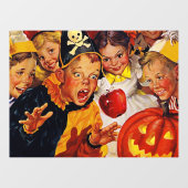 Apple Bobbing Gefahren Fensteraufkleber (Blatt)