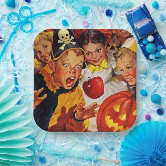 Apple Bobbing Gefahren | Funny Kids | Halloween Pappteller (Party)