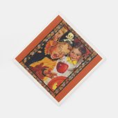 Apple Bobbing Gefahren Papier Napkin Serviette (Ecke)