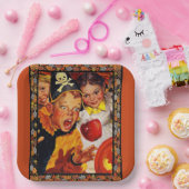 Apple Bobbing Gefahren Pappteller (Party)