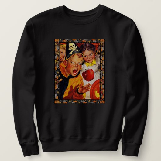 Apple Bobbing Gefahren Sweatshirt (Design vorne)