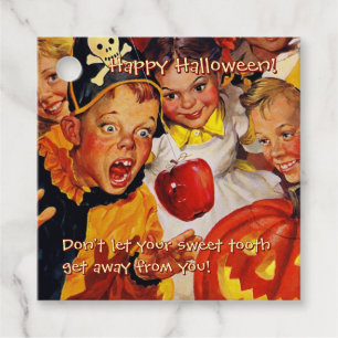 Apple Bobbing Gefahren Sweet Tooth Halloween Geschenkanhänger