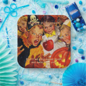 Apple Bobbing Gefahren | Sweet Tooth | Halloween Pappteller (Party)