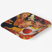 Apple Bobbing Gefahren | Sweet Tooth | Halloween Pappteller (Gewinkelt)