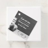 Apple Books Noir, Lehrerin für Altersversorgung Geschenkanhänger (Beispiel)