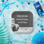 Apple Books Noir, Lehrerin für Altersversorgung Pappteller (Party)