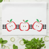 Apple Border Geschirrtuch (Gefaltet)