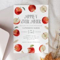 Apple Bridal Dusche Einladung