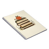 Apple Buchstapel Lehrer Notizbuch Notizblock (Rechte Seite)