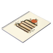 Apple Buchstapel Lehrer Notizbuch Notizblock (Linke Seite)
