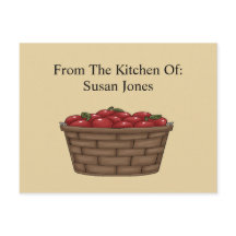 Apple Bushel Basket Rezept Card
