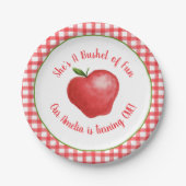 Apple Bushel of Fun Party Plate - Anpassbar Pappteller (Vorderseite)