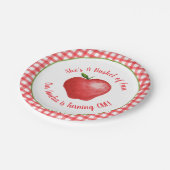 Apple Bushel of Fun Party Plate - Anpassbar Pappteller (Schrägansicht)