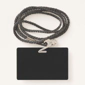 Apple Business Personalisiert für Lehrer Ausweis (Rückseite mit Schlüsselband)