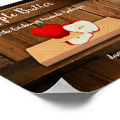 Apple Butter Rustikal Poster (Ecke)