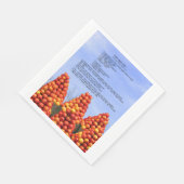 Apple Cake Rezept Papier Napkin Serviette (Ecke)