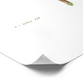 Apple 'Calville blanc' Poster (Ecke)