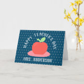 Apple Card des Glücklichen Lehrers Karte (Gelbe Blume)