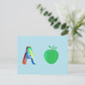 Apple Card Postkarte (Stehend Vorderseite)