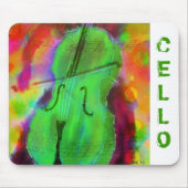 Apple-Cello-Mausunterlage Mousepad (Vorne)