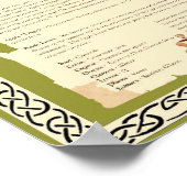 APPLE CELTIC SACRED TREM POSTER (Ecke)