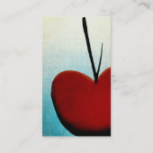 Apple Cherry Business Card Visitenkarte (Rückseite)