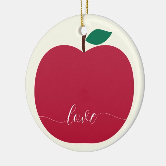 Apple Christmas Tree Ornament (Links)