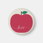Apple Christmas Tree Ornament Magnet (Vorne)