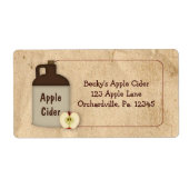 Apple Cider Business Label (Vorne)