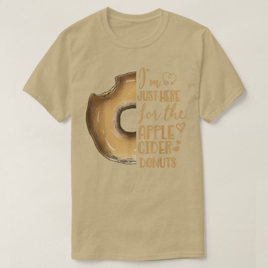 Apple Cider Donuts Funny Fall Zitat Herbstfest T-Shirt (Design vorne)