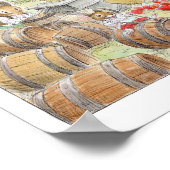 Apple Cider Harvesting by Wallace Tripp Poster (Ecke)