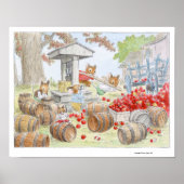 Apple Cider Harvesting by Wallace Tripp Poster (Vorne)