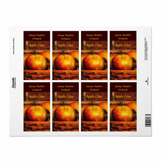 Apple Cider Labels (Vorne)
