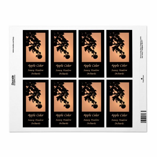 Apple Cider Labels (Vorne)