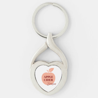 Apple Cider Metal Keychain Schlüsselanhänger