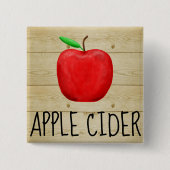 Apple Cider Red Apple Button (Vorderseite)