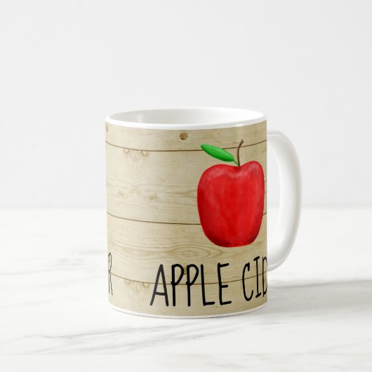 Apple Cider Red Apple Kaffeetasse (VorderseiteRechts)
