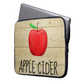 Apple Cider Red Apple Laptopschutzhülle (Vorderseite Links)