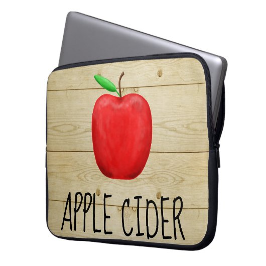 Apple Cider Red Apple Laptopschutzhülle (Vorderseite Links)