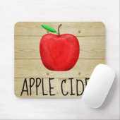 Apple Cider Red Apple Mousepad (Mit Mouse)