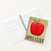 Apple Cider Red Apple Notizbuch (Innenseite)