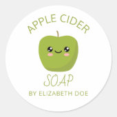 Apple Cider Soap Runder Aufkleber (Vorderseite)